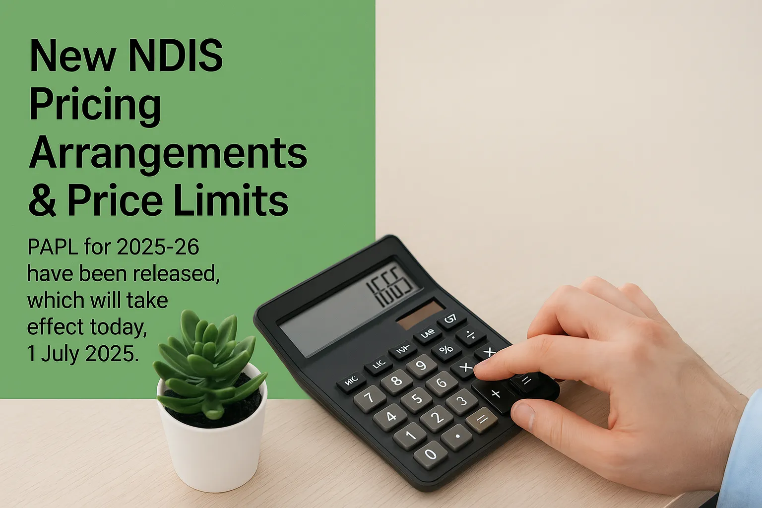 NDIS Pricing Arrangements and Price Limits (PAPL) 2025–26