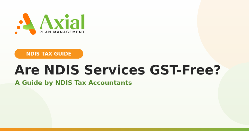 ndis gst free